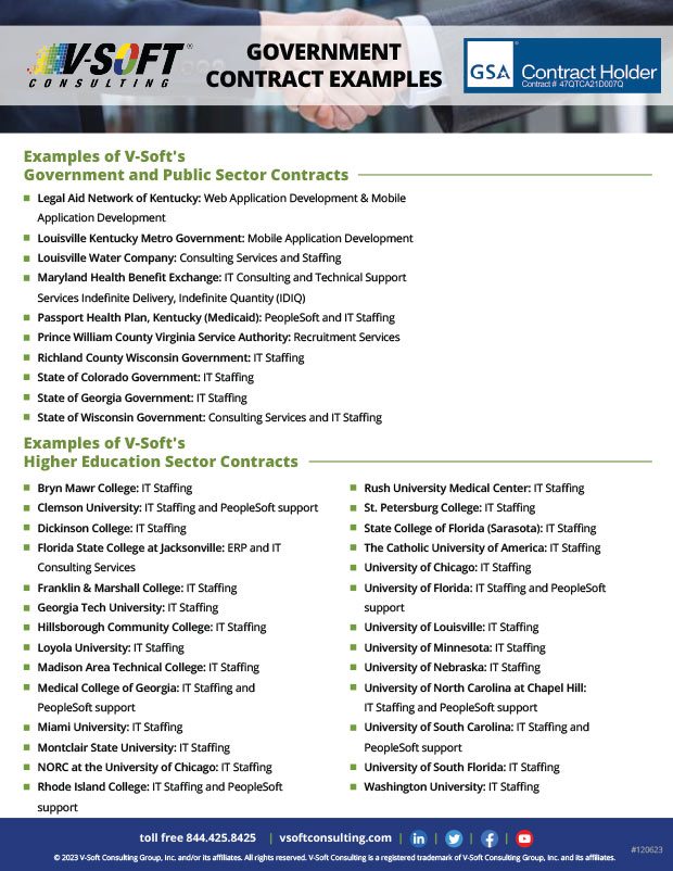 Government Contract Examples